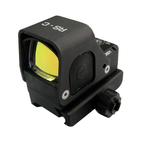 RS-C RED DOT ULTRA SMALL COLLIMATOR SIGHT WEAVER and PICATINNY top mount base